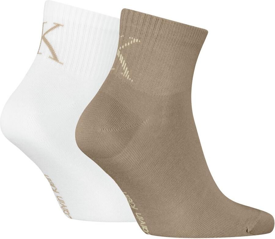 Calvin Klein Jeans Sokken CKJ MEN QUARTER 2P SHADOW RIB LOGO (2 paar) - Foto 2