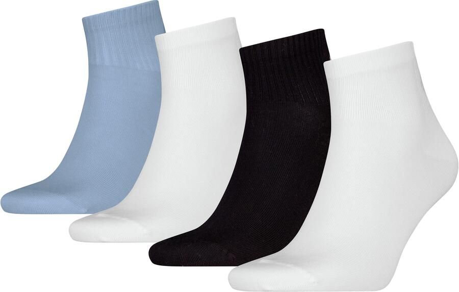 Calvin Klein Jeans Sokken CKJ MEN QUARTER 4P SHADOW RIB LOGO ECOMM (4 paar) - Foto 3