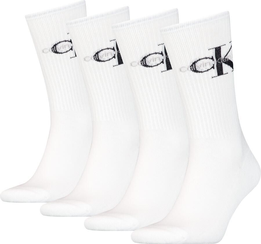 Calvin Klein Jeans Sokken CKJ MEN SOCK 4P MONOGRAM ECOM (4 paar) - Foto 3