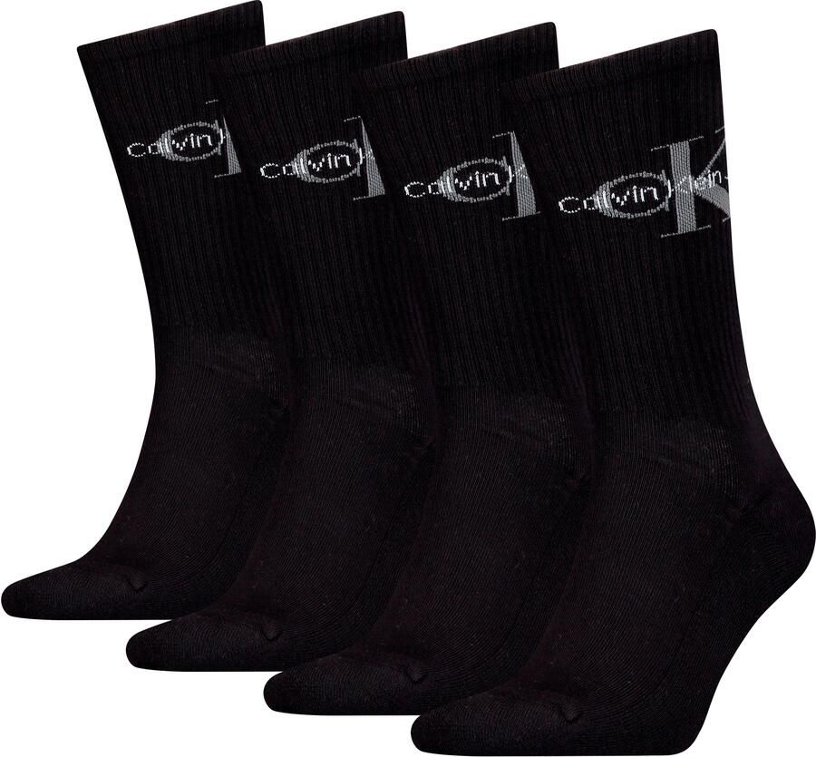 Calvin Klein Jeans Sokken CKJ MEN SOCK 4P MONOGRAM ECOM (4 paar) - Foto 3