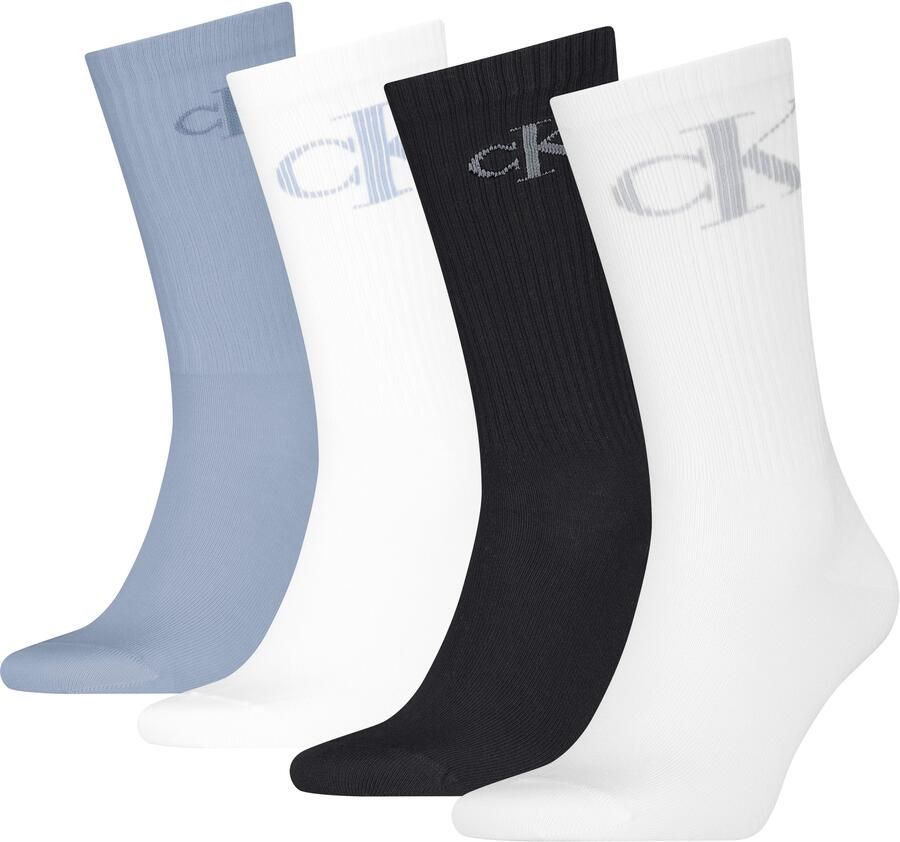 Calvin Klein Jeans Sokken CKJ MEN SOCK 4P SHADOW RIB LOGO ECOMM (4 paar) - Foto 3