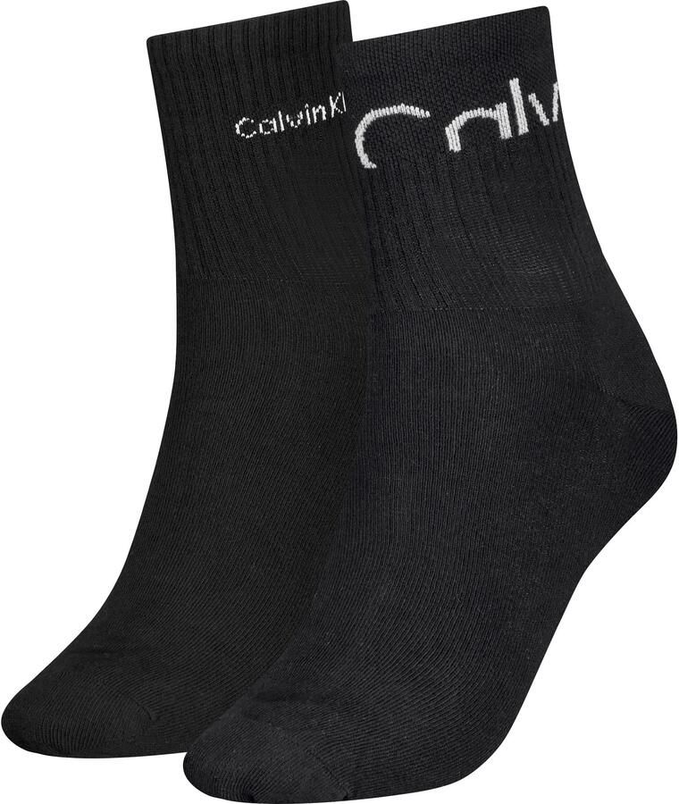 Calvin Klein Jeans Sokken CKJ WO SHORT SOCK 2P CUT LOGO (Set van 2) - Foto 2
