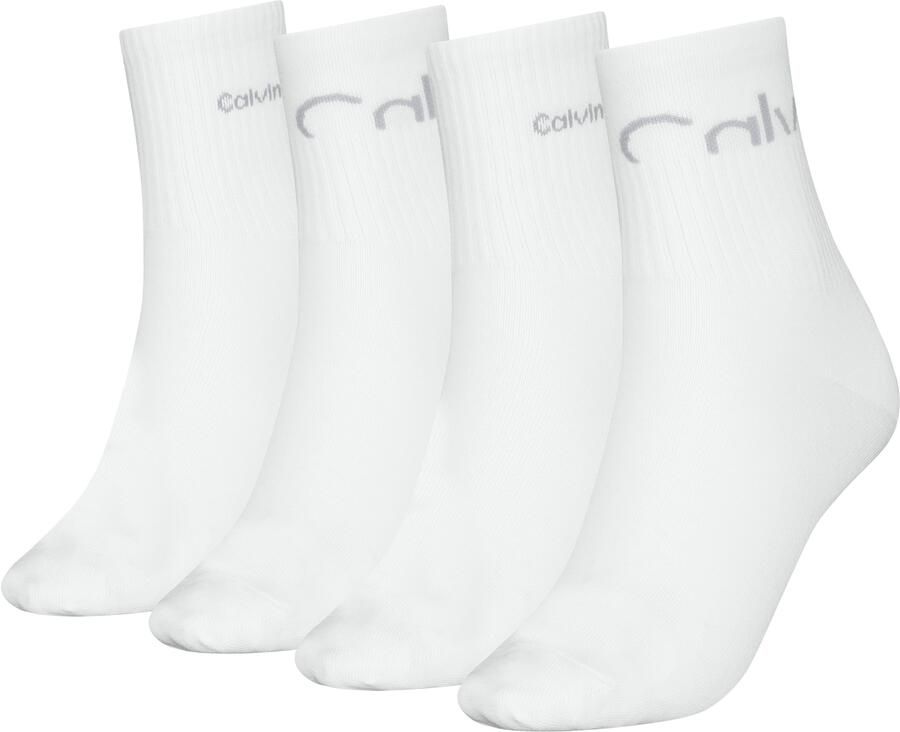 Calvin Klein Jeans Sokken CKJ WO SHORT SOCK 4P CUT LOGO ECOM (Set van 4) - Foto 2
