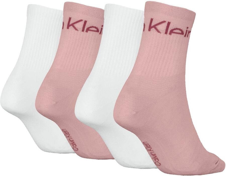 Calvin Klein Jeans Sokken CKJ WO SHORT SOCK 4P CUT LOGO ECOM (Set van 4)