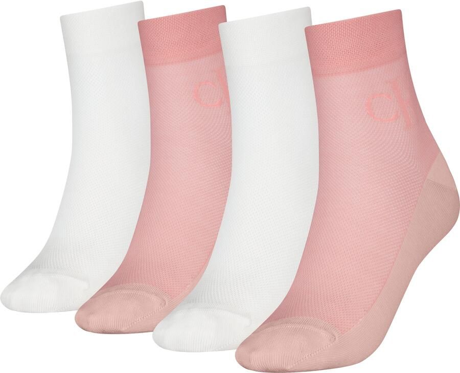 Calvin Klein Jeans Sokken CKJ WOMEN SHORT SOCK 4P MESH ECOMM (4 paar) - Foto 3