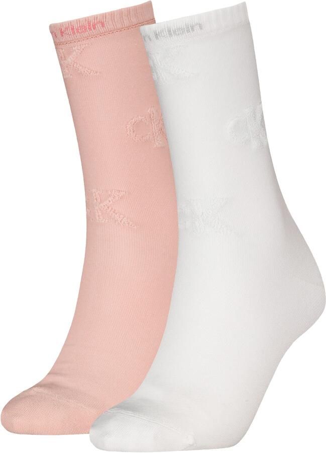 Calvin Klein Jeans Sokken CKJ WOMEN SOCK 2P AO TERRY LOGO ECOMM (2 paar) - Foto 3