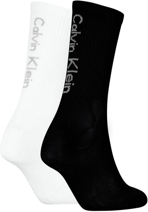 Calvin Klein Jeans Sokken CKJ WO SOCK 2P BACK LOGO (2 paar Set van 2)