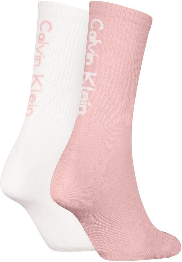 Calvin Klein Jeans Sokken CKJ WO SOCK 2P BACK LOGO (2 paar Set van 2)