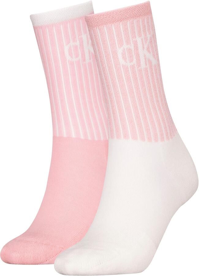 Calvin Klein Jeans Sokken met elastische ribboordjes in een set van 2 paar - Foto 3