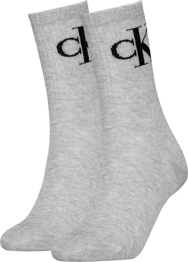 Calvin Klein Jeans Sokken met elastische ribboordjes in een set van 2 paar - Foto 4