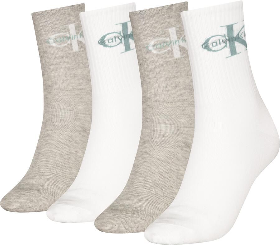 Calvin Klein Jeans Sokken CKJ WO SOCK 4P GIFTBOX MONOLOGO (Set van 4) - Foto 3