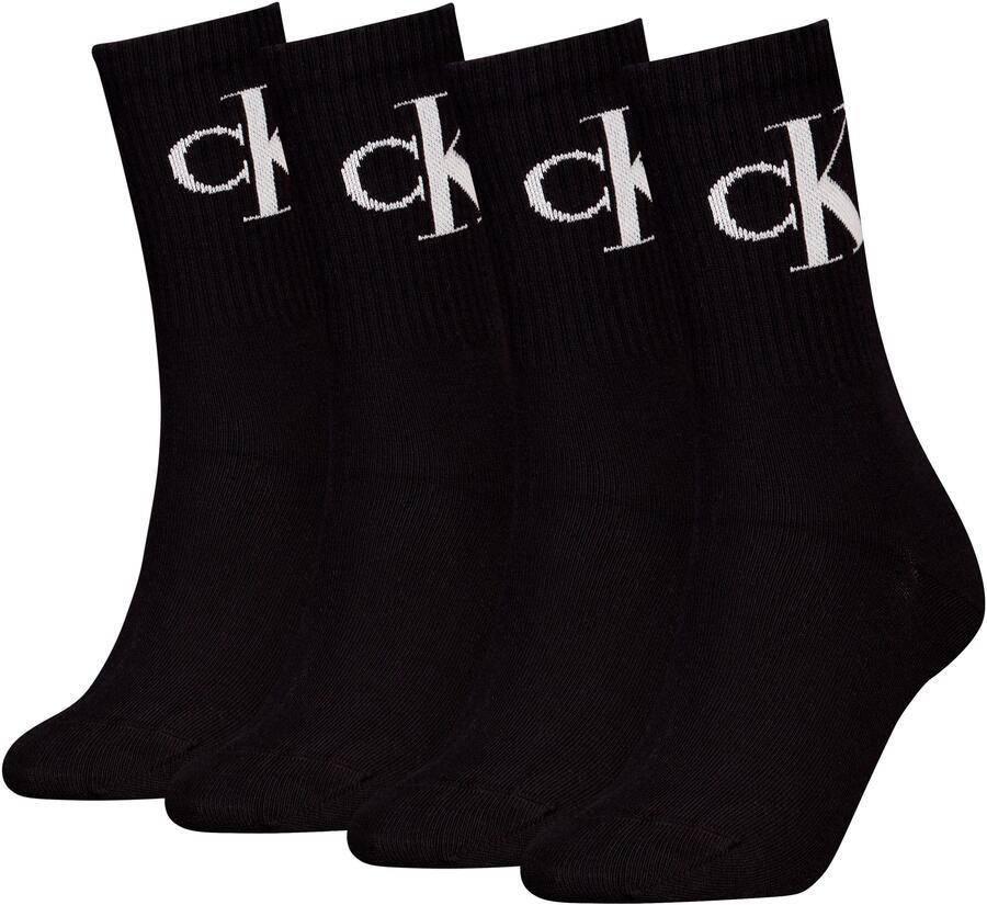 Calvin Klein Jeans Sokken CKJ WOMEN SOCK 4P MONOGRAM ECOMM (4 paar 4 paar) - Foto 5