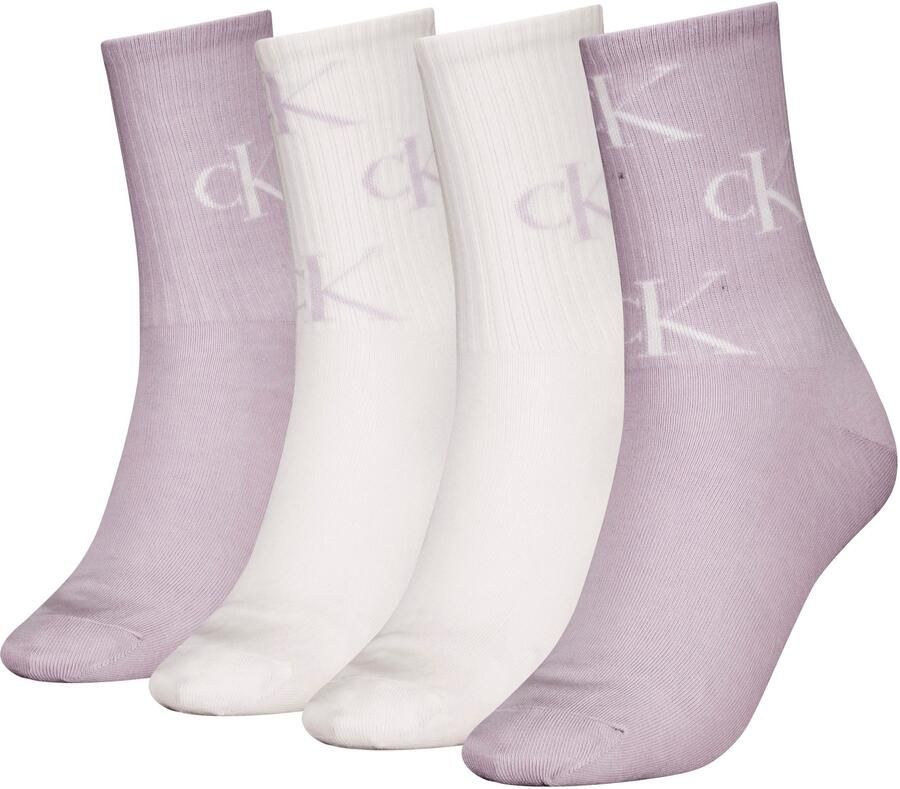Calvin Klein Jeans Sokken met elastische ribboordjes in een set van 4 paar - Foto 3
