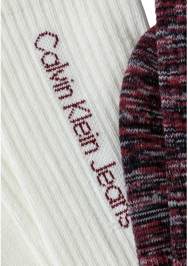 Calvin Klein Jeans Sokken met logo-opschrift opzij (2 paar) - Foto 3