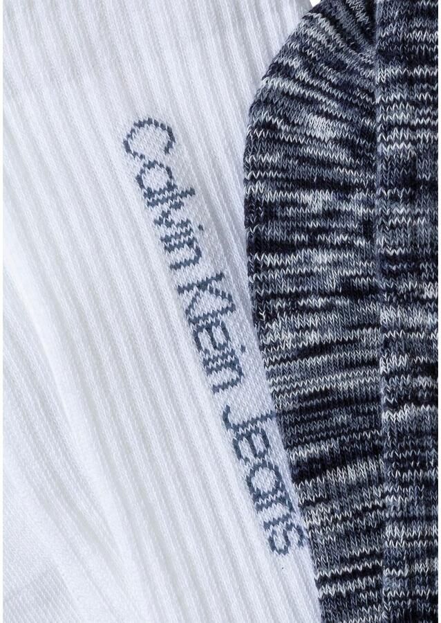 Calvin Klein Jeans Sokken met logo-opschrift opzij (2 paar)