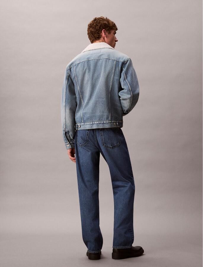 Calvin Klein Jeansjack 90S SHERPA TRUCKER TINTED THUNDR - Foto 4