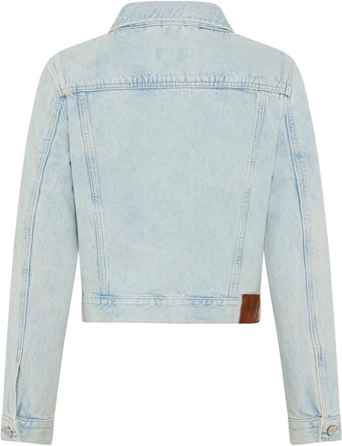 Calvin Klein Jeansjack CROP 90S smalle korte pasvorm used-washed