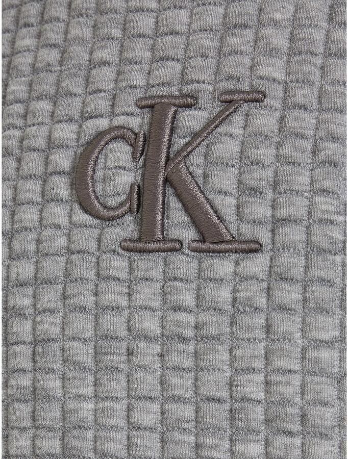 Calvin Klein Jerseyjurk JACQUARD QUILTED SS DRESS - Foto 2