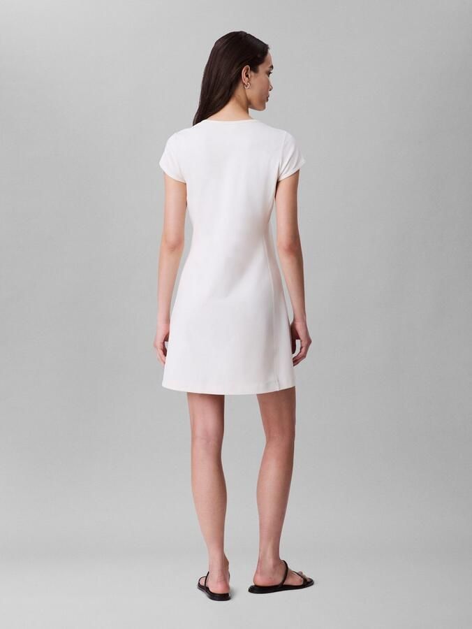 Calvin Klein Jerseyjurk PUNTO MILANO SS SCOOP NK DRESS - Foto 4