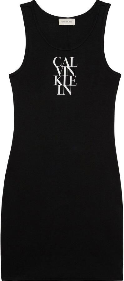 Calvin Klein Jerseyjurk SL COTTON 1X1 RIB TANK DRESS - Foto 7