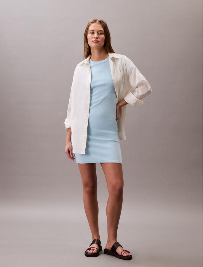 Calvin Klein Jerseyjurk SS CTN CNTR 1X1 RB S - Foto 4