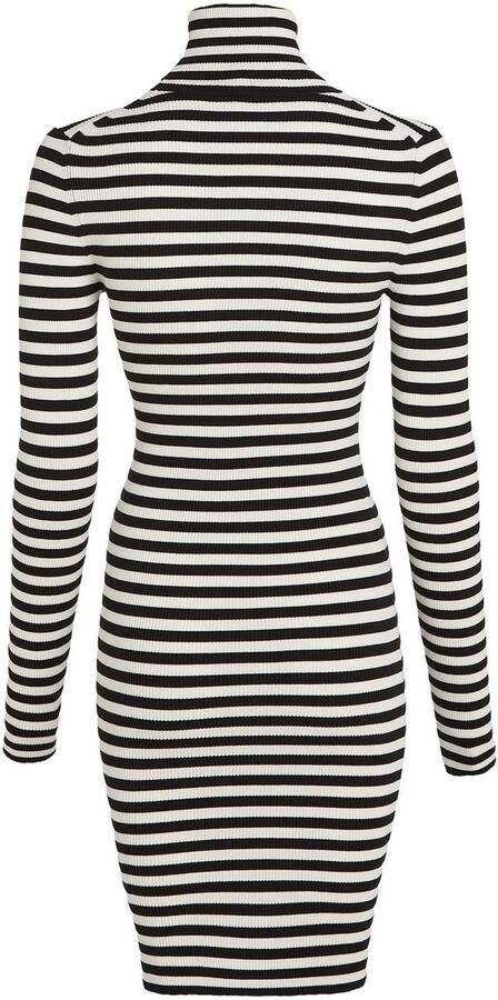 Calvin Klein Jerseyjurk WOVEN LABEL TIGHT SWEATER DRESS - Foto 3