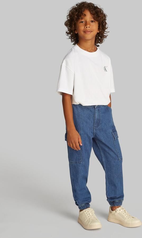 Calvin Klein Joggingbroek VIBRANT BLUE DENIM JOGGER - Foto 4