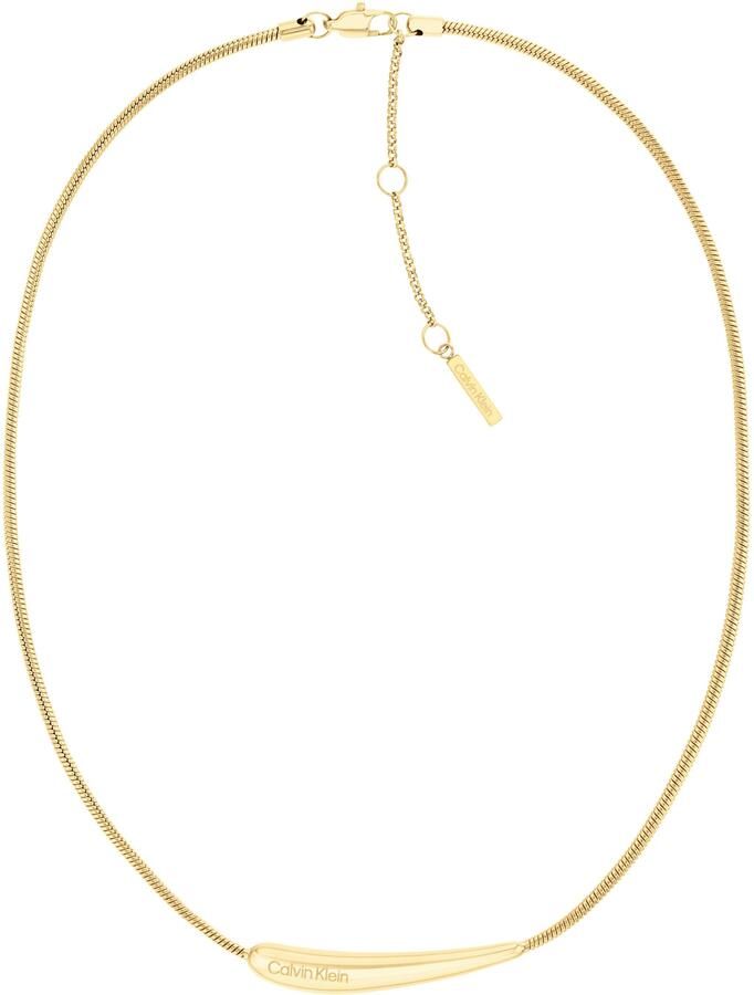Calvin Klein Ketting zonder hanger Sieraden roestvrij staal halssieraden halsketting slangeketting DROPS