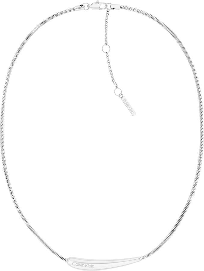 Calvin Klein Ketting zonder hanger Sieraden roestvrij staal halssieraden halsketting slangeketting DROPS