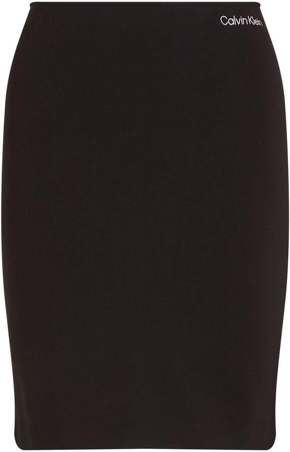 Calvin Klein Kokerrok Milano Logo Elastic Skirt - Foto 4