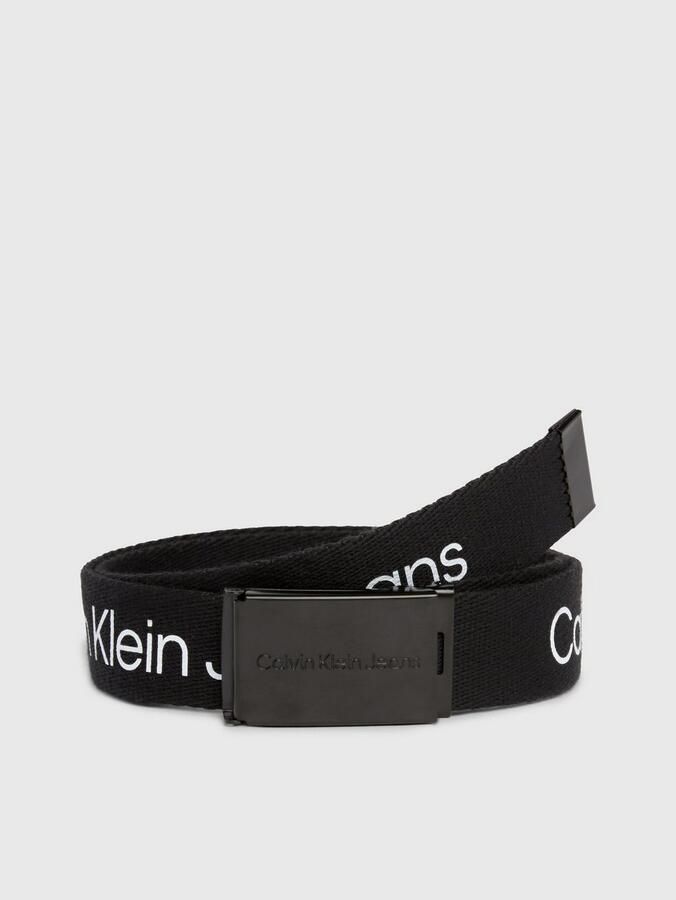 Calvin Klein Koppelriem CANVAS LOGO METALLIC BUCKLE BELT - Foto 6