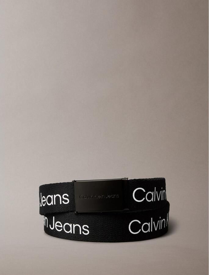 Calvin Klein Koppelriem CANVAS LOGO METALLIC BUCKLE BELT - Foto 4