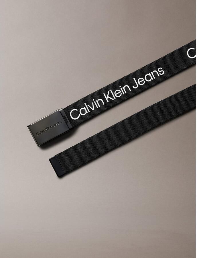 Calvin Klein Koppelriem CANVAS LOGO METALLIC BUCKLE BELT - Foto 2