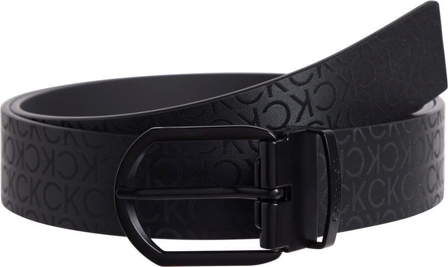 Calvin Klein Leren riem ADJ CASUAL ROUND MONO 35MM - Foto 4