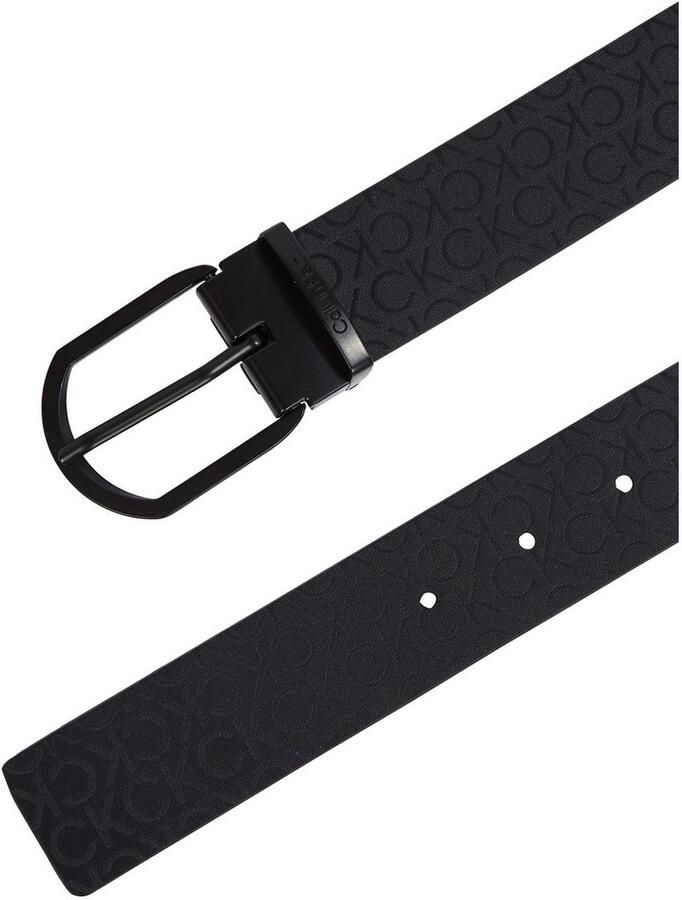 Calvin Klein Leren riem ADJ CASUAL ROUND MONO 35MM