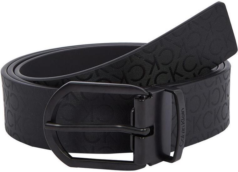 Calvin Klein Leren riem ADJ CASUAL ROUND MONO 35MM - Foto 3