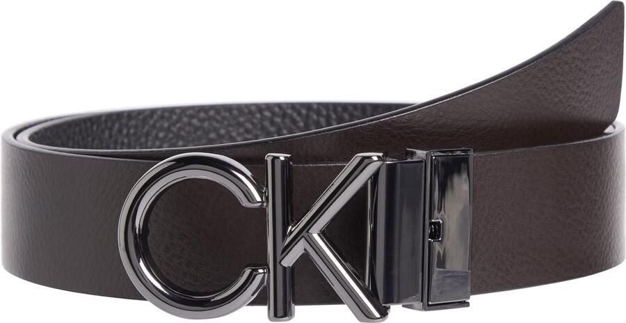 Calvin Klein Leren riem ADJ REV CK METAL BOMBE PB 35MM - Foto 7