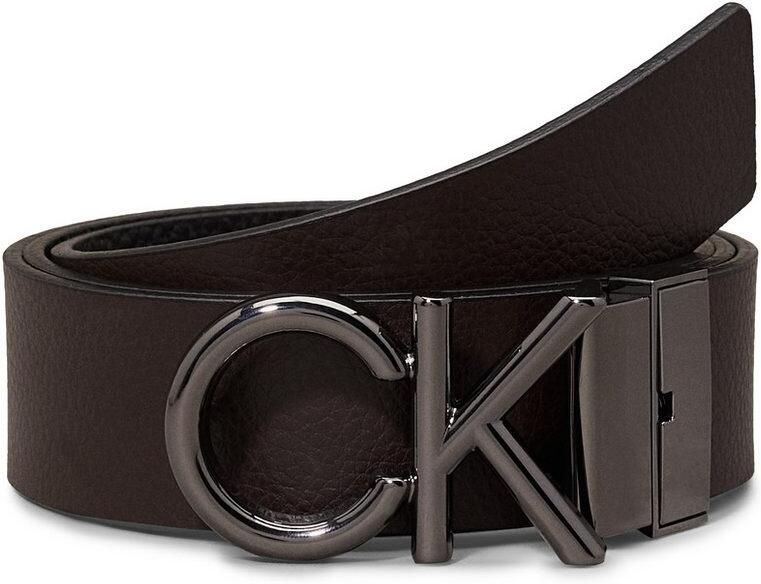 Calvin Klein Leren riem ADJ REV CK METAL BOMBE PB 35MM - Foto 4