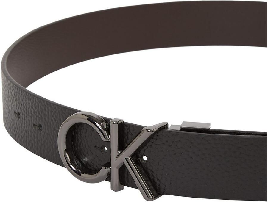 Calvin Klein Leren riem ADJ REV CK METAL BOMBE PB 35MM - Foto 3