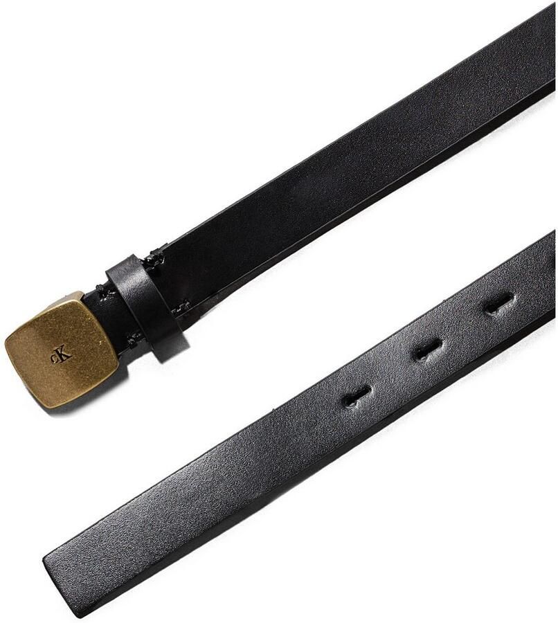 Calvin Klein Leren riem CASUAL PLAQUE BUCKLE 20MM