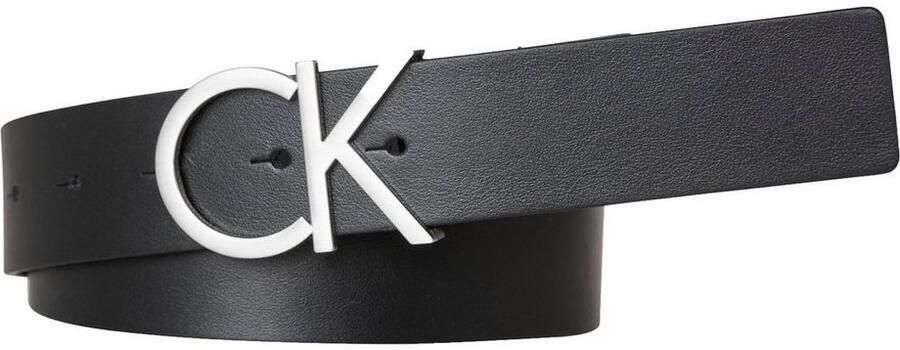 Calvin Klein Leren riem CK ADJ.LOGO BELT 3.5CM