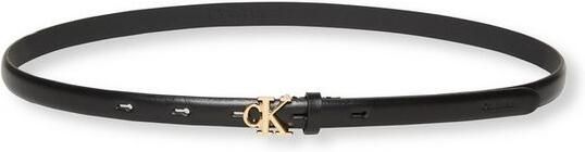 Calvin Klein Leren riem CK BUCKLE 15MM FIXED BELT