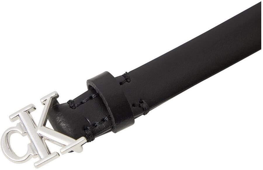 Calvin Klein Leren riem CK BUCKLE 15MM FIXED BELT