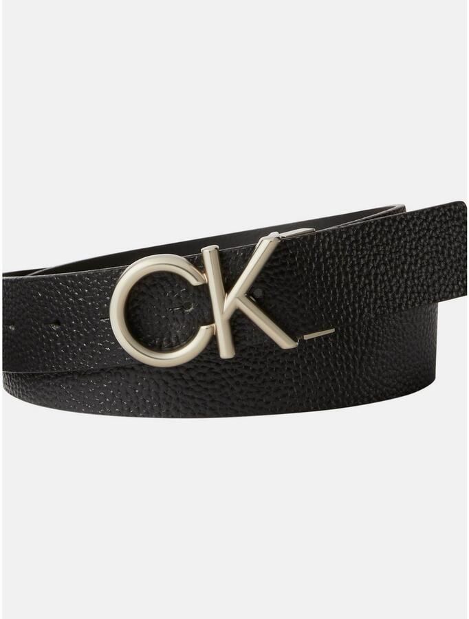 Calvin Klein Leren riem CK HALLMARK LOGO 35MM ADJ