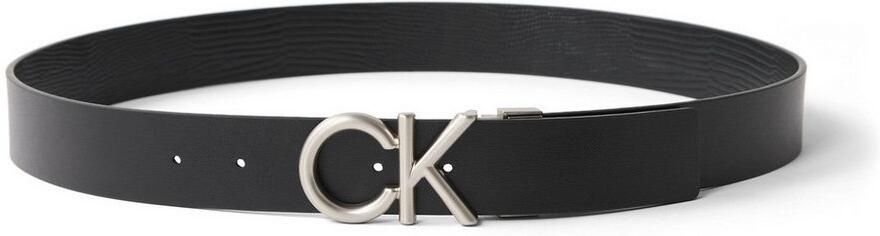 Calvin Klein Leren riem CK HALLMARK LOGO 35MM ADJ - Foto 4