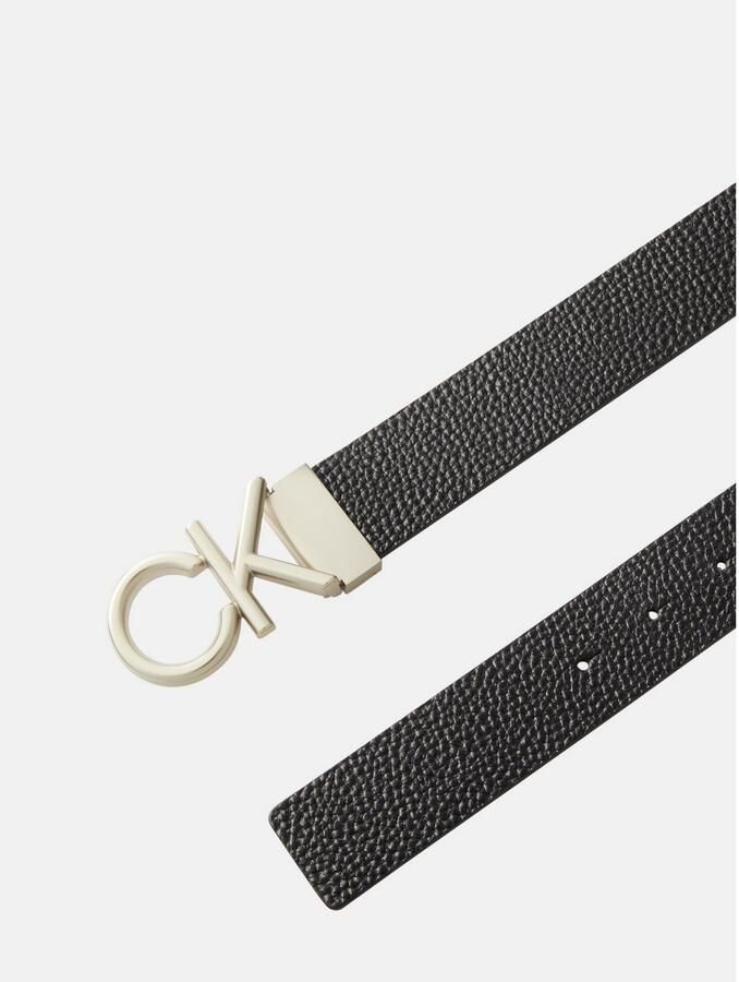 Calvin Klein Leren riem CK HALLMARK LOGO 35MM ADJ - Foto 3