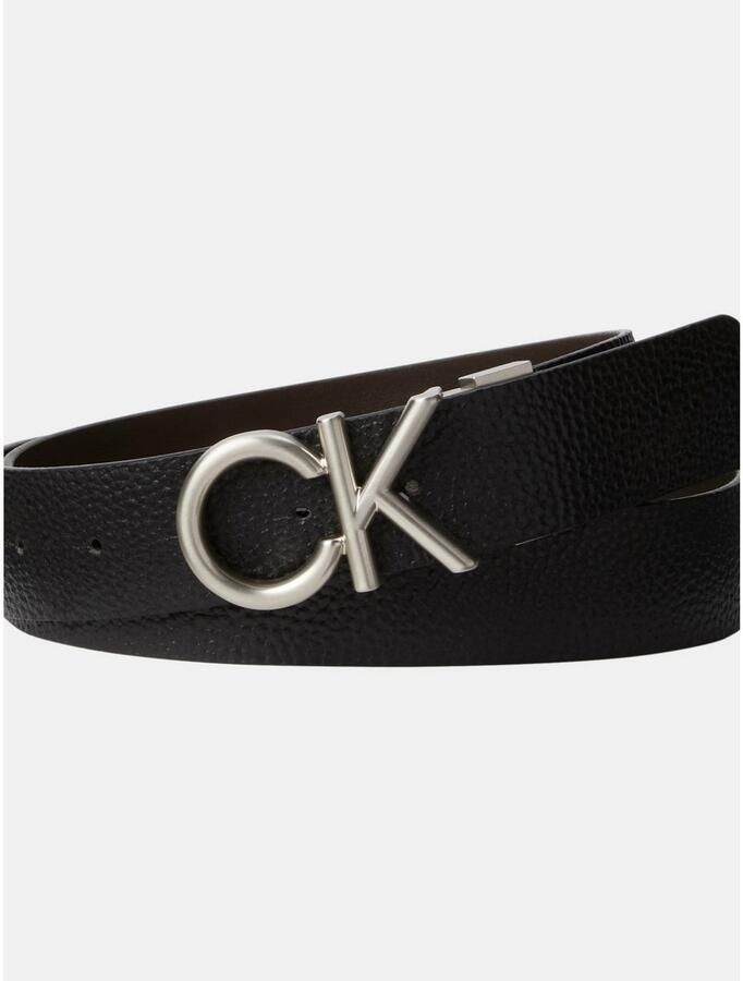 Calvin Klein Leren riem CK HALLMARK LOGO 35MM ADJ REV - Foto 2