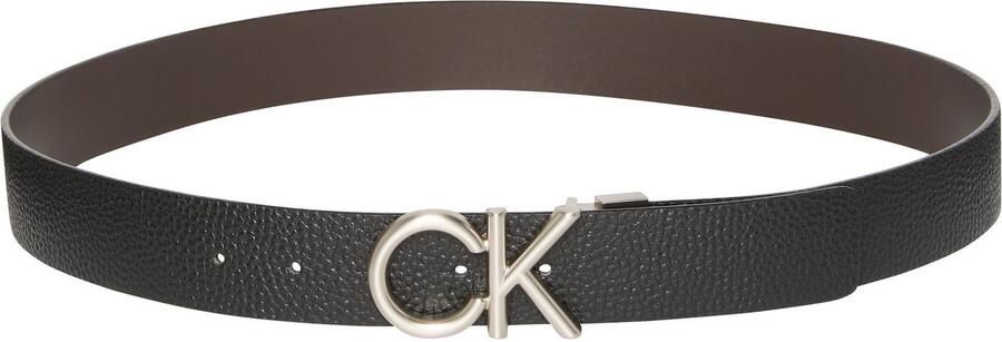 Calvin Klein Leren riem CK HALLMARK LOGO 35MM ADJ REV - Foto 5