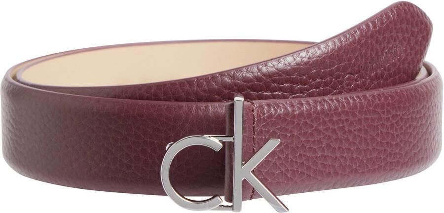 Calvin Klein Leren riem CK LOGO BUCKLE BELT 3.0_PBL met logo-embossing als sluiting