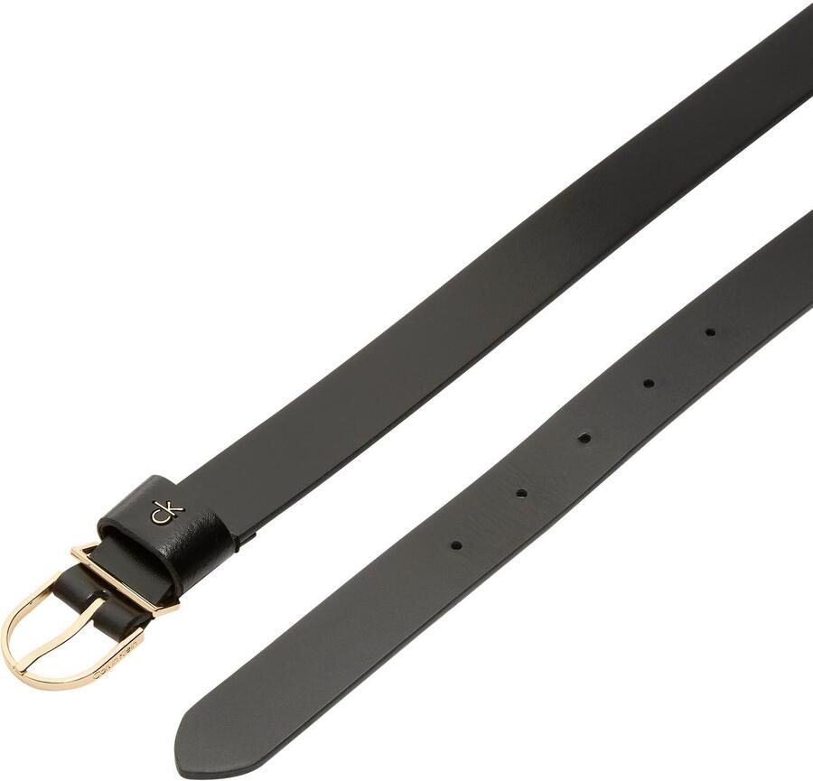 Calvin Klein Leren riem CK METAL LOOP ROUND BUCKLE 25MM
